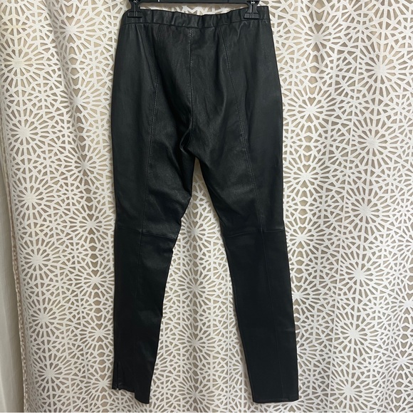Aqua Luxe Genuine Leather Leggings size M - Picture 6 of 8